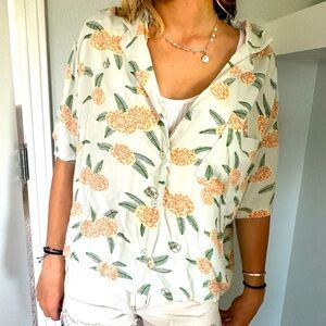 RVCA Semi Crop Button Down ⚡️